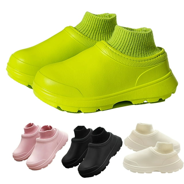 Chef Shoes Non-Slip Waterproof Kitchen Clogs For Men & Women | 6cm Thick Sole Oil Resistant Safety Work For Restaurant Catering Food Service