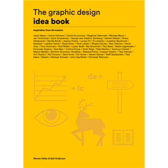 Pre-Owned The Graphic Design Idea Book: Inspiration from 50 Masters (Paperback) 1780677561 9781780677569