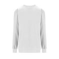 thumbnail image 4 of Annhoo Crewneck Sweatshirt Women Fall Casual Long Sleeve Pullover Shirts Ladies Baggy Solid Color Clothes, 4 of 6