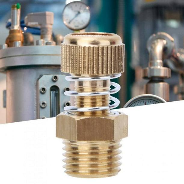 ESTINK Solenoid Valve Silencer,Pneumatic Silencer,10PCS Brass Pneumatic