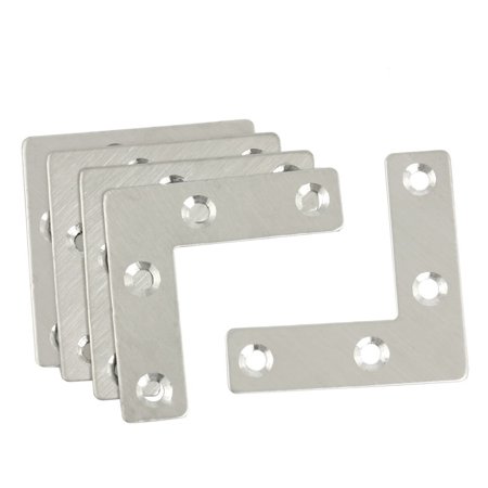 - uxcell 5 Pcs Angle Plate Corner Brace Flat L Shape Repair Bracket 50mm x 50mm