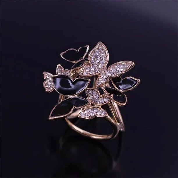 Fashion Retro Butterfly Frog Owl Animal Scarf Buckle Personality Ladies Hollow Rhinestone Shawl Scarves Buckle Brooch Jewelry