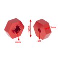 thumbnail image 3 of Juego de piezas de actualización de coche RC con eje de transmisión de aleación, reemplaza mente para /18 Truck, rojo Hubs Baoblaze Brazo de swing frontal, 3 of 6