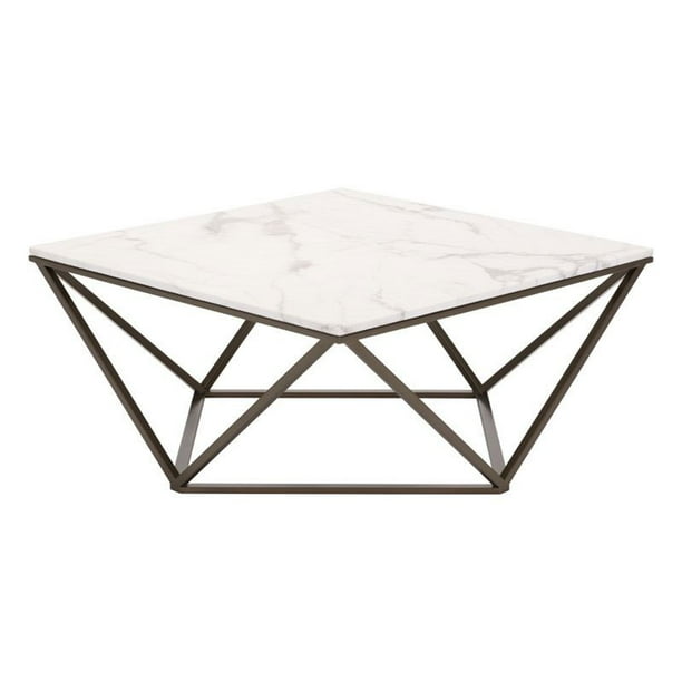 Maklaine Faux Marble Top Coffee Table In Stone And Antique Brass Com - Globe West Mason Coffee Table Maklaine Faux Marble Top Coffee Table In Stone And Antique Brass Com - Globe West Mason Coffee Table