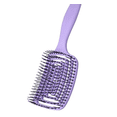 thumbnail image 2 of Vruelia Curved Vented Hair Brushes for Women, Anti Frizz Hair Detangling Brush for Long Thick Curly Hair, Fast Drying Hair Detangler Wet Hair Brush, 2 of 5