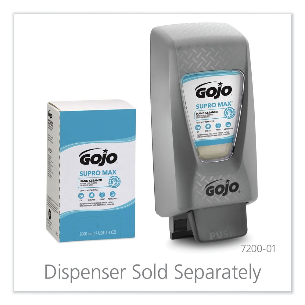 Gojo&reg;, GOJ727204, Supromax Lotion Hand Cleaner, 4 / Carton, Tan, 67.6 fl oz (2 L)