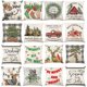 thumbnail image 4 of Funda de cojín de 45 cm con texto en inglés "Merry Christmas" para almohada, decoración navideña de 2023 para el hogar, decoración de Año Nuevo 2024, Noel, 4 of 5