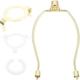 thumbnail image 3 of SHISUYAN 1 Set Lamp Harp 6 Inch Heavy Duty Lamp Shade Bracket Lampshade Adapter, 3 of 8