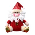 thumbnail image 2 of Christmas Santa Snowman Plush Ornament, Holiday Tree Hanging Decoration, Festive Home Display Accent, Seasonal Gift Collectible, 2 of 6