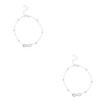 thumbnail image 2 of Minnieouse Tobillera para niñas, adorno de joyería, cadenas para pies para decoración de vestidos, plata en forma de 8 plata en forma de 8 2piezas Minnieouse  CBP200258, 2 of 6
