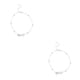 thumbnail image 2 of Minnieouse Tobillera para niñas Estilo simple Adorno de pie hermoso Adorno de joyería único Cadenas de pies para decoración de vestidos Plata en forma plata en forma de 8 2piezas Minnieouse CBP200258, 2 of 5