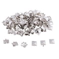 thumbnail image 2 of Remache cuadrado de hierro de 100 Piezas Baoblaze Plata 6 mm Accesorio de manualidades DIY, 2 of 7