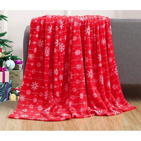 Elegant Comfort 50 x 60 Blanket Gift Christmas Throw