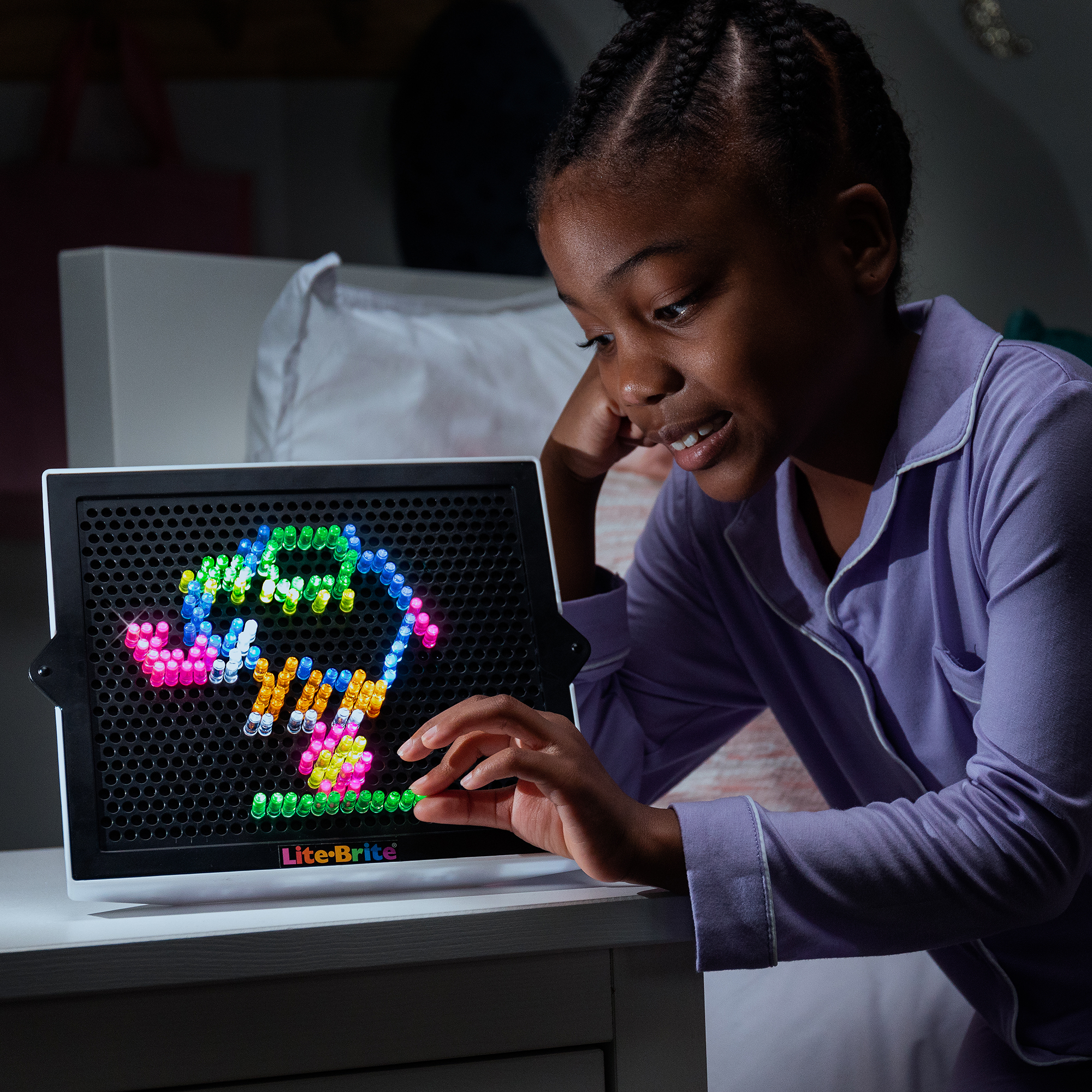 Lite-Brite Classic, Favorite Retro Toy - Create Art with Light, STEM, Educational Learning, Holiday, Birthday, Gift, Boys, Unisex, Kid, Toddler, Girls Age 4+ - image 5 of 10