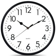 UMEXUS 12'' Silent Quartz Wall Clock, Non-Ticking Indoor Outdoor Clock For Halloween Christmas decor