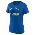 thumbnail image 2 of Women's Logo Athletic Blue St. Louis Blues Unrivaled T-Shirt, 2 of 3