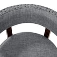 thumbnail image 3 of Furniture of America Jensen Swivel Bar Stools - Set of 2, 29", Light Gray, 3 of 6