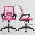thumbnail image 7 of BestOffice Ergonomic Office Chair, Lumbar Support, Adjustable Height with Armrests for Adults(Pink), 7 of 7