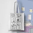 thumbnail image 3 of Bolso de hombro de lona con dibujos animados de Snoopy y Charlie Brown, bolso de compras informal de gran capacidad con animación de moda para niñas, lindo bolso de mano, 3 of 5
