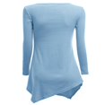 thumbnail image 3 of CHOK Tunique Longue à Manches Longues Col en V pour Femmes Robe T-Shirt, 3 of 3