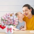 thumbnail image 6 of 2026 New Flower Bouquet Pop Up Card, Ngxiha Birthday Cards with Music & Lights for Women and Mothers Day Card, Flower Bouquet and Butterfly Gift for Wife Mom Grandma, with Envelope, 6 of 9