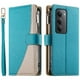 thumbnail image 1 of Funda cartera GANGXUN para Xiaomi Redmi 15 5G , cuero PU con tarjetero, cremallera, correa de mano, soporte y protección 720°, 1 of 6