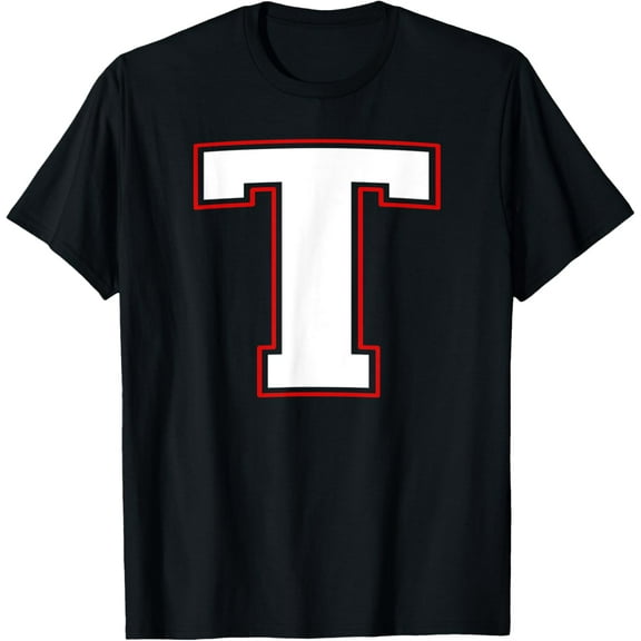 Initial T Monogram T Letter T Capital Alphabet T-Shirt