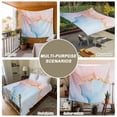 thumbnail image 6 of Pink Blue Marble Tapestry for Bedroom Wall Hanging Tapestry, Modern Ink Painting Abstract Ceiling Backdrop Tapestries Poster Blanket Wall Decor for Teens Room Living Room Dorm 39" x 59", 6 of 8