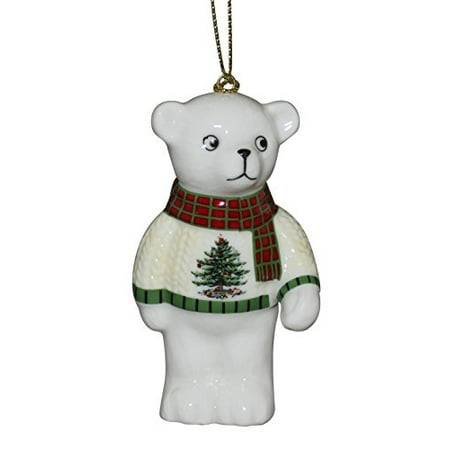Spode Christmas Tree Ornament, Teddy Bear