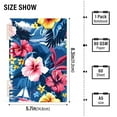 thumbnail image 3 of Sea and Tropical Flower Notebooks 1-subject Journal 60 Sheets A5 College Ruled Paper Detachable Ring 8.3"x5.7", 3 of 8