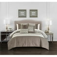 thumbnail image 1 of 6 Piece Imara Comforter Set, Beige - Queen Size, 1 of 1