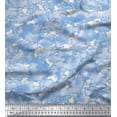 thumbnail image 1 of Soimoi Silk Fabric Cloud Nature Print Sewing Fabric Yard 42 Inch Wide, 1 of 5