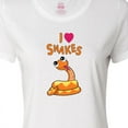 thumbnail image 4 of Inktastic I Love Snakes Women's T-Shirt, 4 of 5