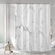 thumbnail image 2 of Cortina de ducha con relieve de mármol, resistente al agua, resistente al moho, cortina de baño con impresión digital, poliéster grueso, decoración, 2 of 6