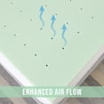thumbnail image 5 of Holaki Twin XL Mattress,Home Gel Infused Ventilated Memory Foam Mattress Topper,Ventilated Memory Foam Mattress Topper with Calming Green Tea Infusion, CertiPUR-US Certified,3" Green, 5 of 8