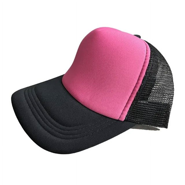 Custom Brand LOGO Personality DIY Print Trucker Hat For Kids Net Baseball Cap Men Women Blank Mesh Adjustable Sun Hat Visor QZX