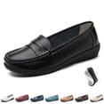 thumbnail image 2 of oqasdz Women Casual Shoes Loafers Slip On Flat Round Toe Shoes Comfortable Breathable Footwear for Ladies Versatile Daily Wear Outdoor Summer, 2 of 7