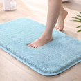 thumbnail image 1 of Alfombra de baño Espesar Alfombras de baño antideslizantes peludas con microfibra suave absorbente de agua para baño Ducha Bañera Dormitorio, Alfombra de baño lavable a máquina para baño BANYUO Hogar, 1 of 6