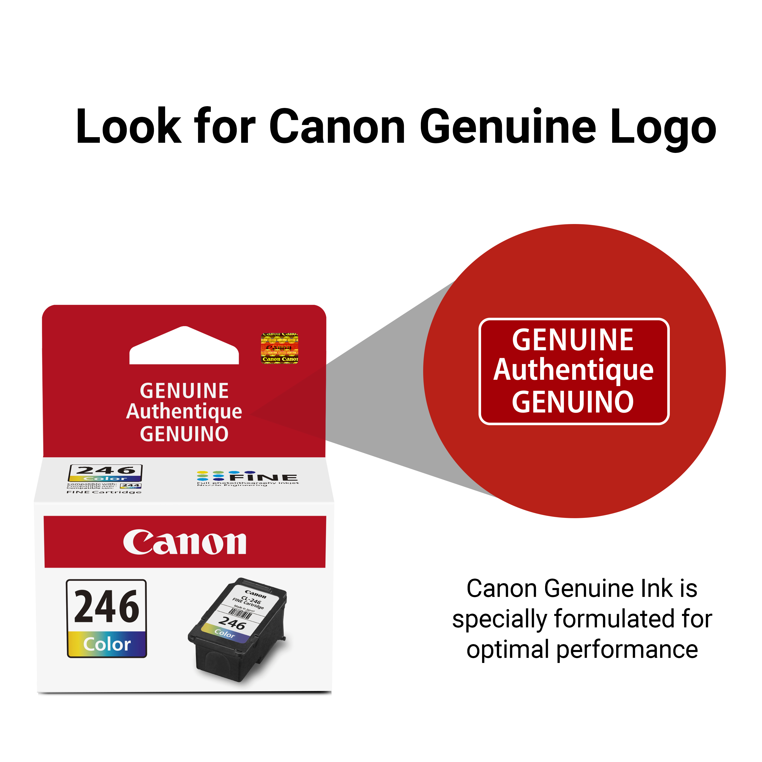 Canon CL-246 Tri-Color Ink Cartridge photo 6