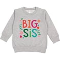 thumbnail image 2 of Inktastic Big Sis Girls Cute Sister Announcement Toddler Sweatshirt, 2 of 4