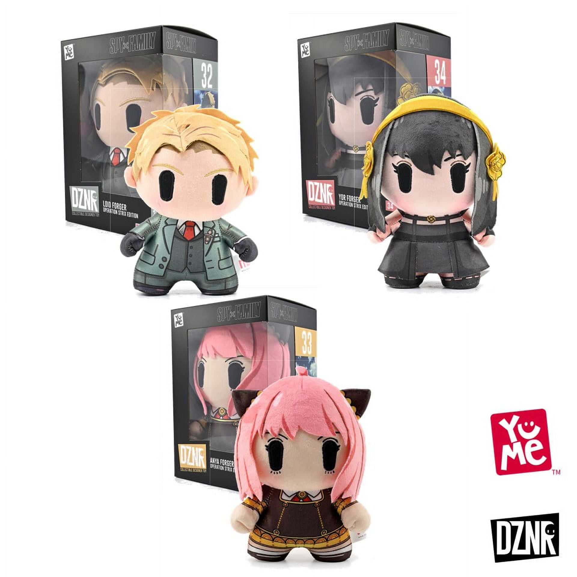YuMe Spy x Family 7in DZNR Collectible Plush - Yor Forger YuMe Spy x Family 7in DZNR Collectible Plush - Yor Forger
