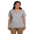 thumbnail image 1 of Hanes T-Shirt Col en V Coupe Décontractée pour Femmes ComfortSoft, Style 5780, 1 of 1