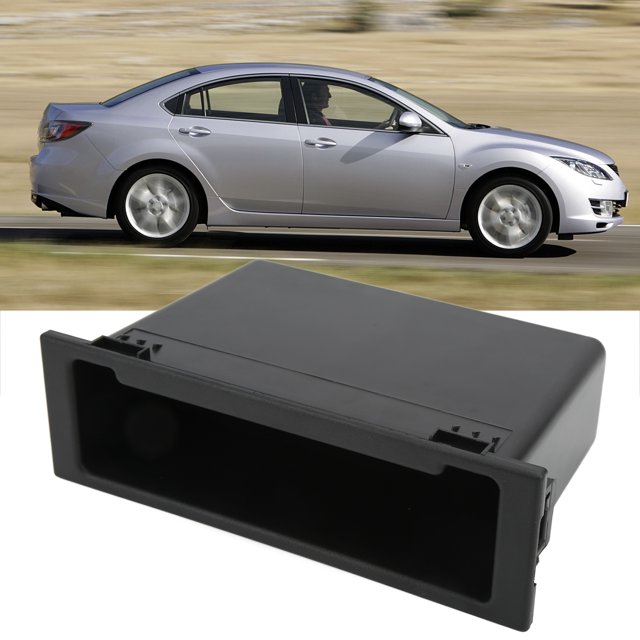 Organisateur de Radio Dash, Intérieur Simple Din Grand Espace Noir Stéréo Robuste Poche de Rangement pour Voiture