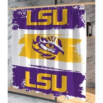 Pegasus LSU Tigers Shower Curtain & Bath Mat Set
