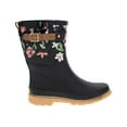 thumbnail image 2 of Western Chief Brushed Petals Rain Boot Black, 2 of 5
