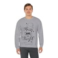 thumbnail image 6 of Merry And Bright Celebrate Christmas Unisex Heavy Blend Crewneck Sweatshirt, 6 of 7
