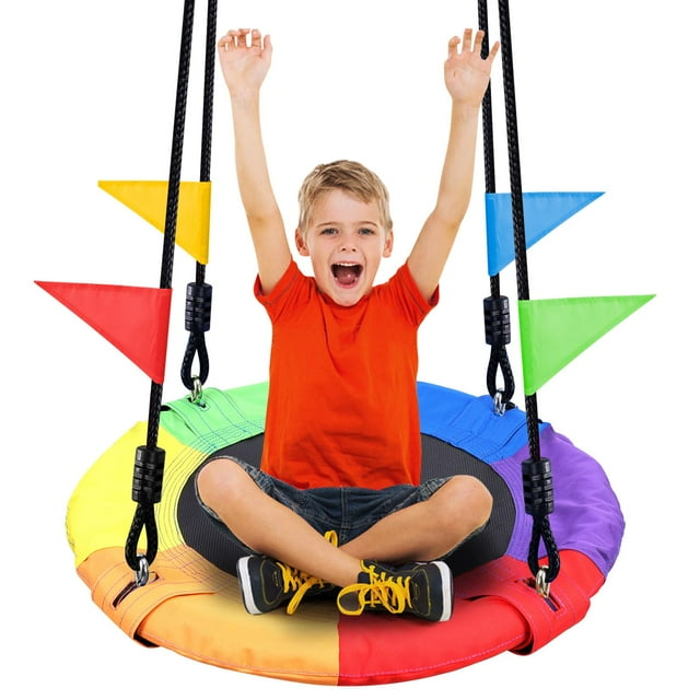 Columpio Tree Swing Odoland para niños, 24 pulgadas, para exteriores