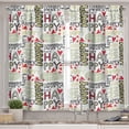 thumbnail image 2 of Ambesonne Cartoon Valance & Curtain, Happy Words with Hearts, 55"x36", Multicolor, 2 of 6