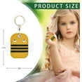thumbnail image 2 of Leather Keychain Case Holder for Apple Airtag,Protective Air Tag Cover with Keychain Ring,Anti-Scratch Airtags Case for Keys, 2 of 6