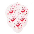 thumbnail image 3 of 12 piezas 12 pulgadas Globo de látex Globo de fiesta de Halloween Globos impresos a mano con sangre Suministros de fiesta, 3 of 7